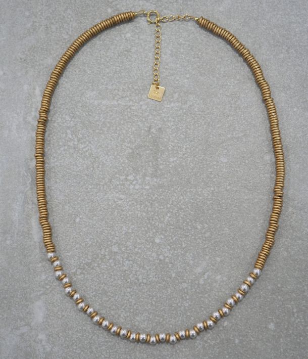collier doré femme