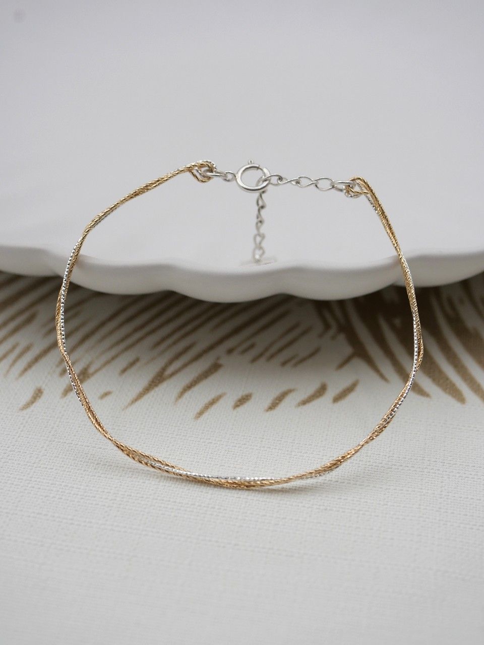 bracelet jonc femme duo gold