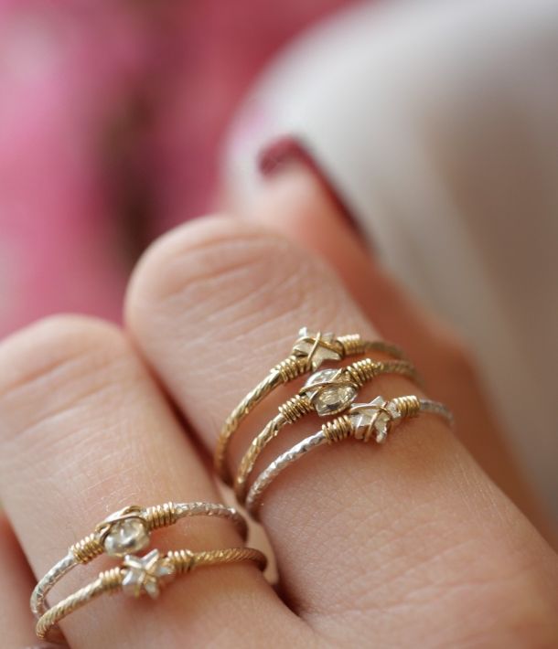 Bague fine ajustable