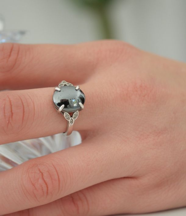 Bague ajustable en argent 925