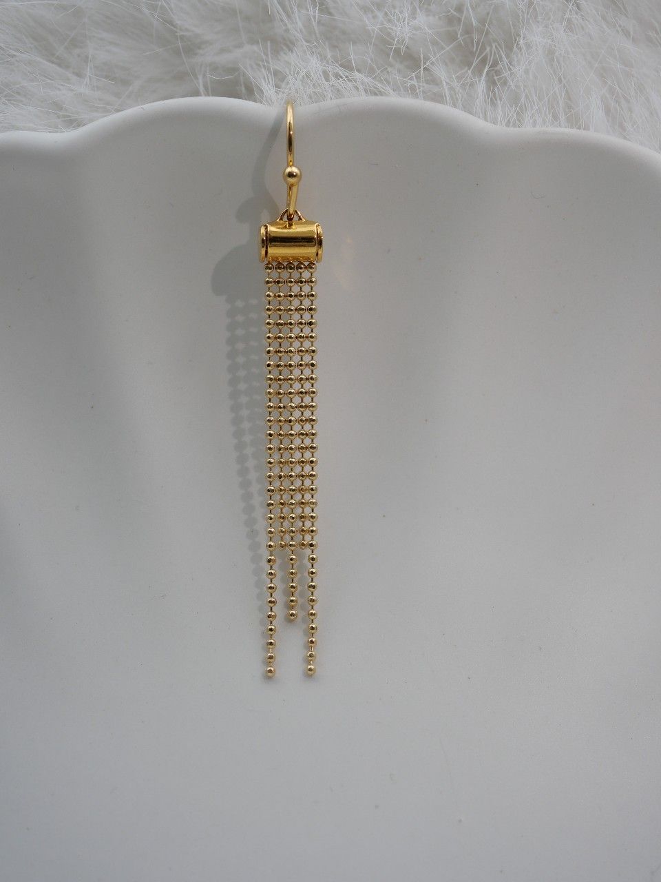 mono boucle plaquée or 3 microns