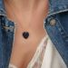 collier femme en pierres bleues