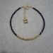 bracelet fin femme en pierres naturelles bleues