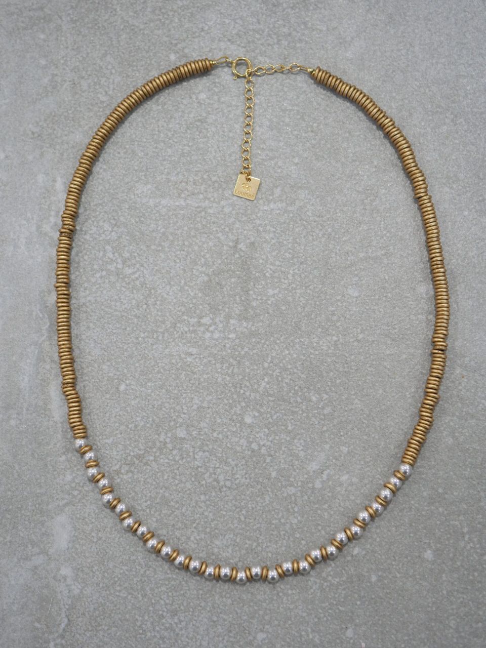 collier doré femme