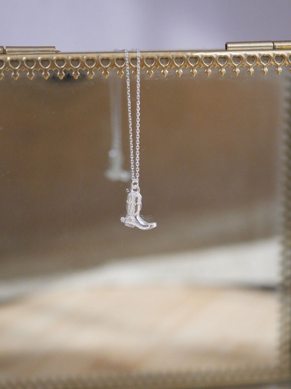 collier en argent 925 style western