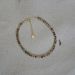 bracelet de cheville en Gold filled, et perle