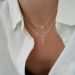 collier femme en argent 925 et gold filled