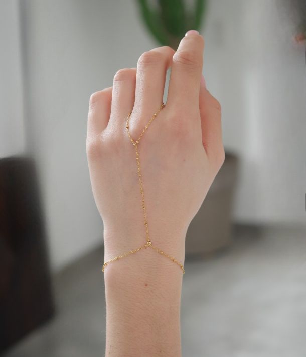 bracelet de main gold filled
