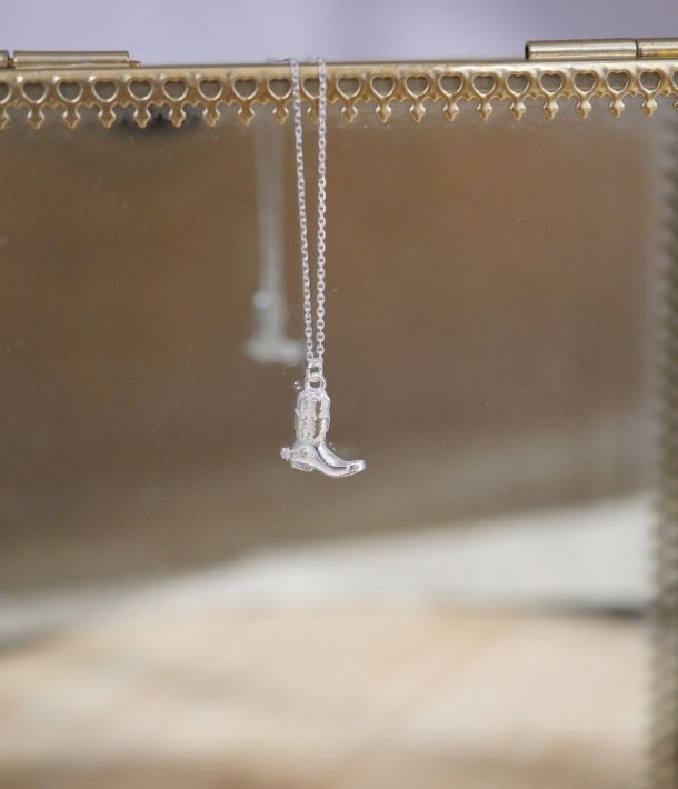 collier en argent 925 style western