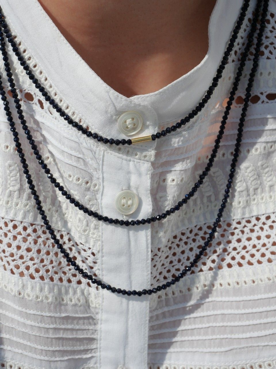 collier femme en pierres naturelles