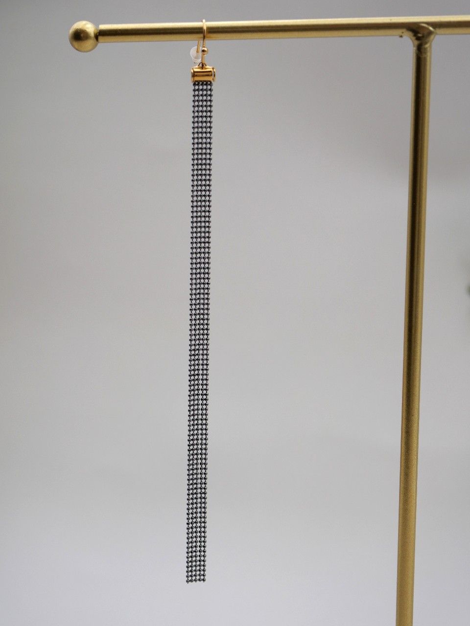 boucles d'oreille femme longue, mono boucle