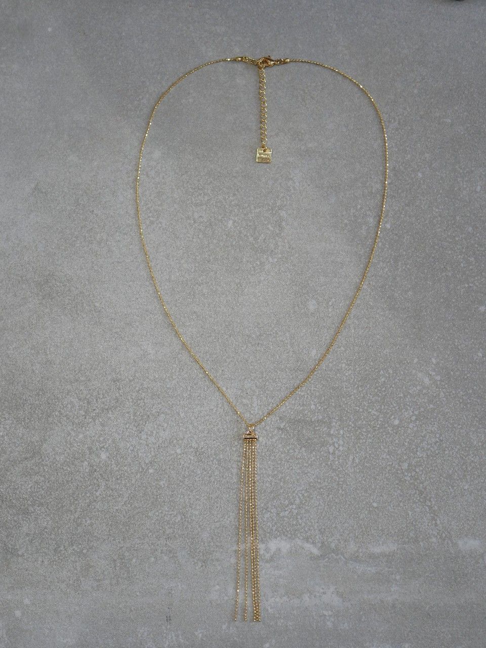 Collier fin plaqué or 3 microns