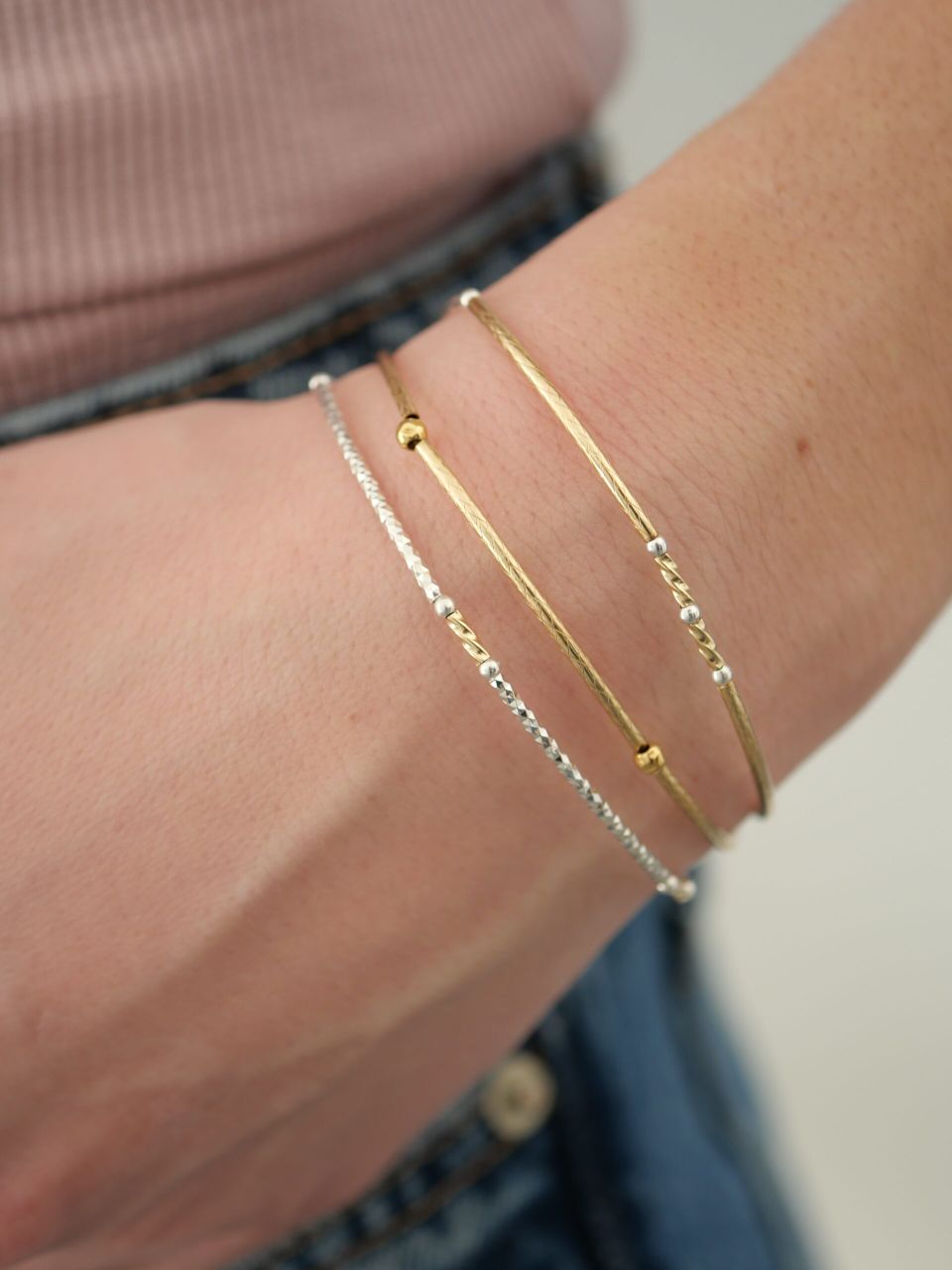 bracelet fin femme en argent 925