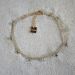 Bracelet fin sur cordon avec des perles doré/argenté