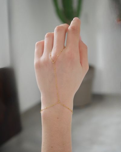 bracelet de main gold filled