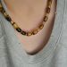 collier en pierres naturelles, oeil de tigre