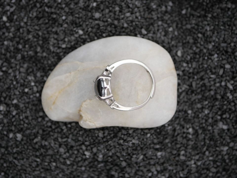 bague ajustable en argent 925