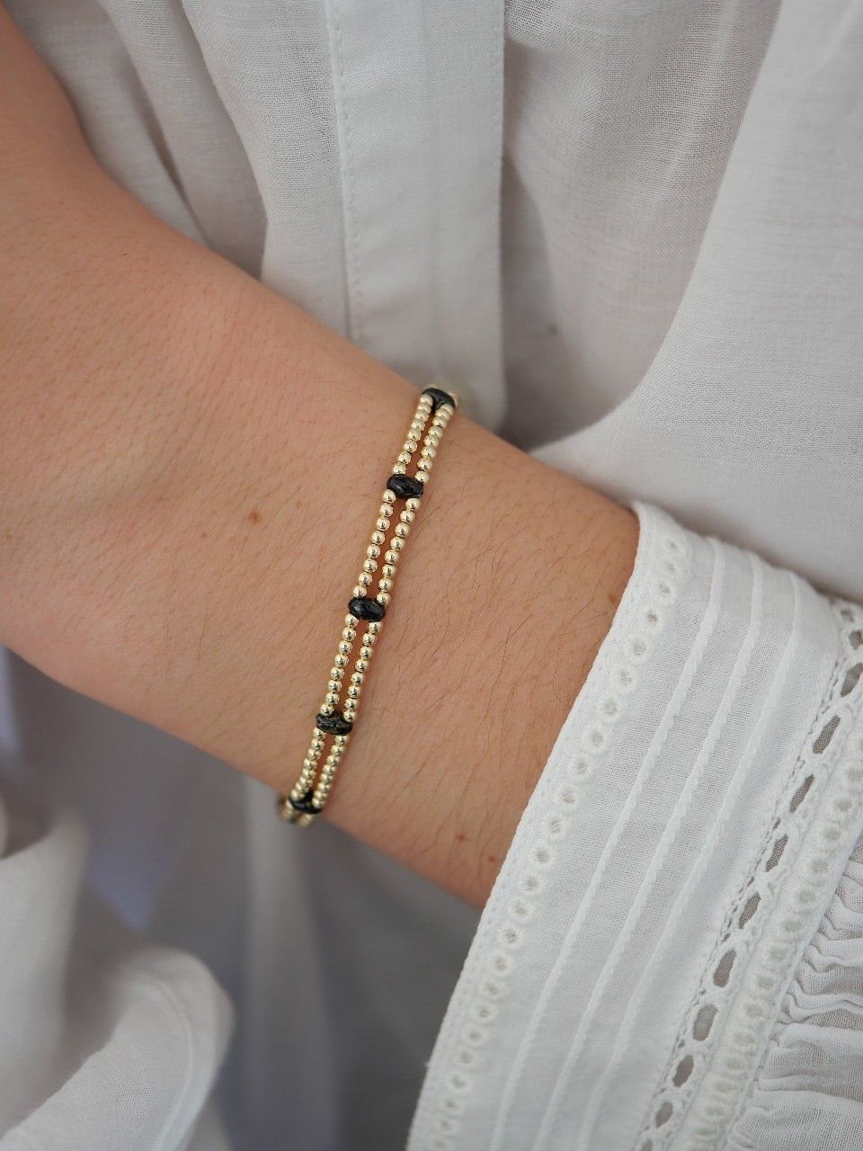 bracelet en or laminé, gold filled