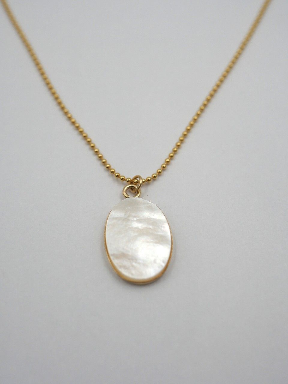 collier femme en gold filled et nacre