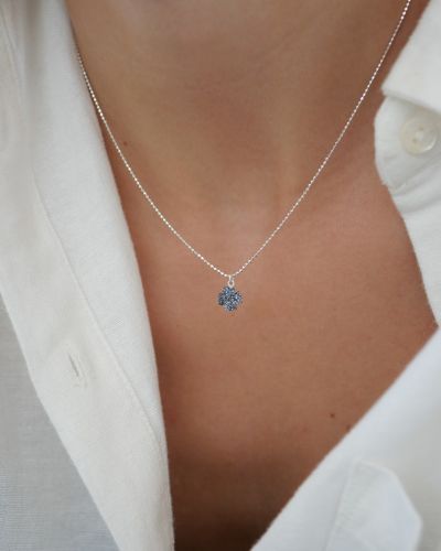 Collier en argent 925 porte bonheur