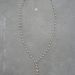 Collier long femme en argent 925 et perle