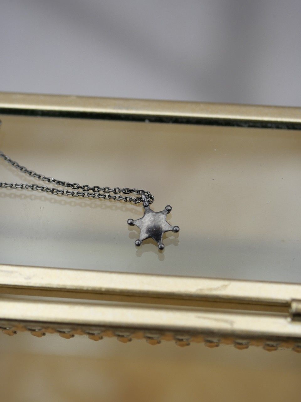 Collier en argent massif tendance western