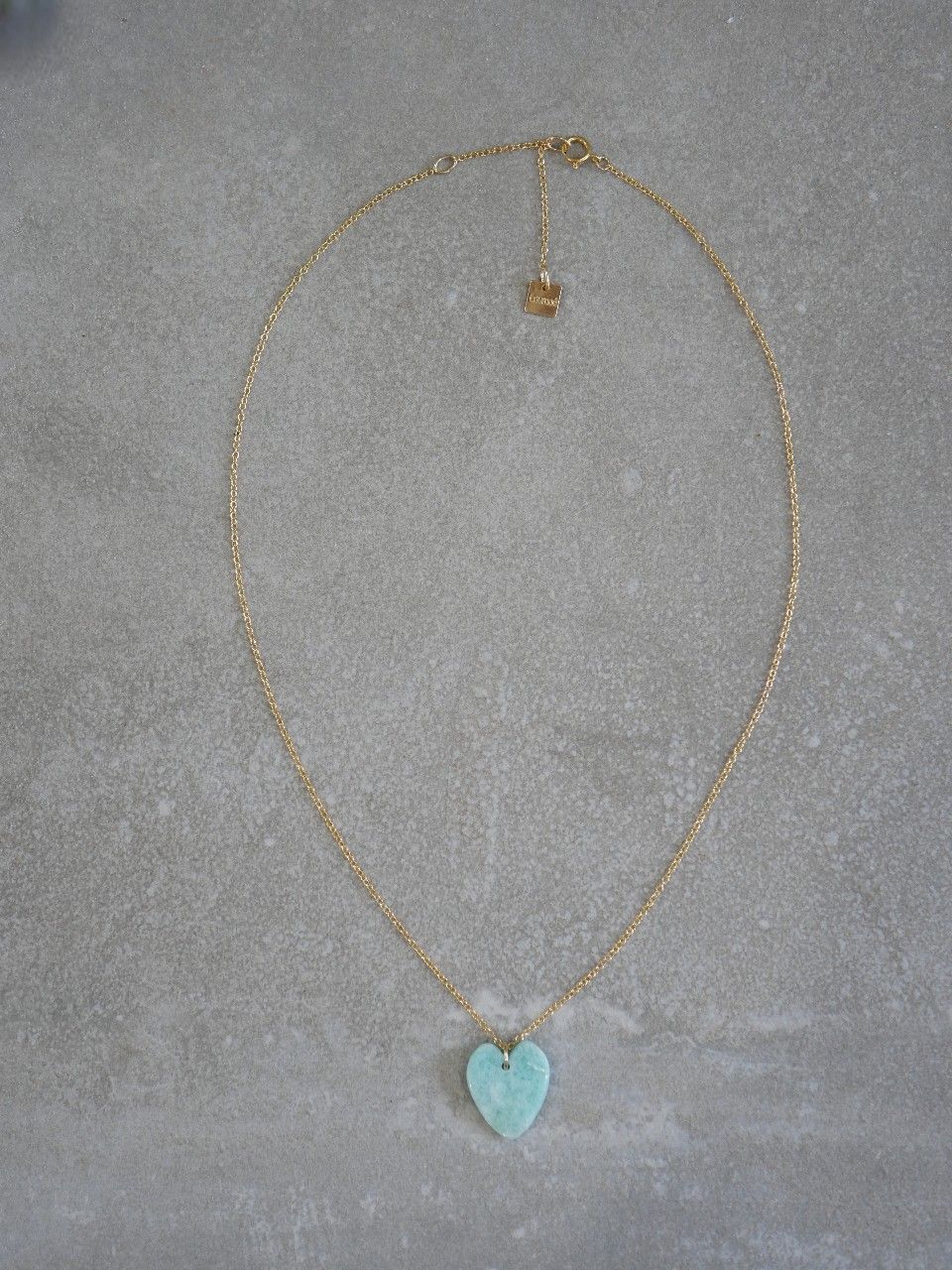 Collier en gold filled et pierres naturelles