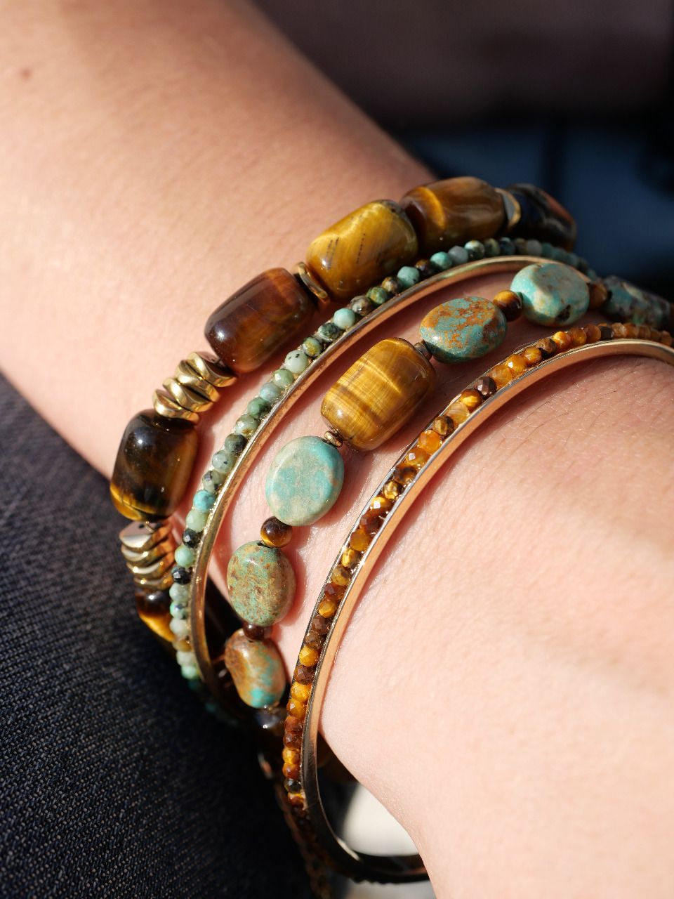 Bracelet en oeil de tigre