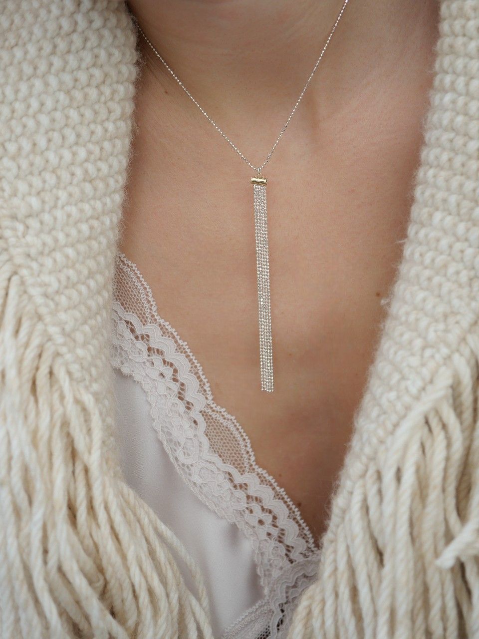 collier femme en argent massif