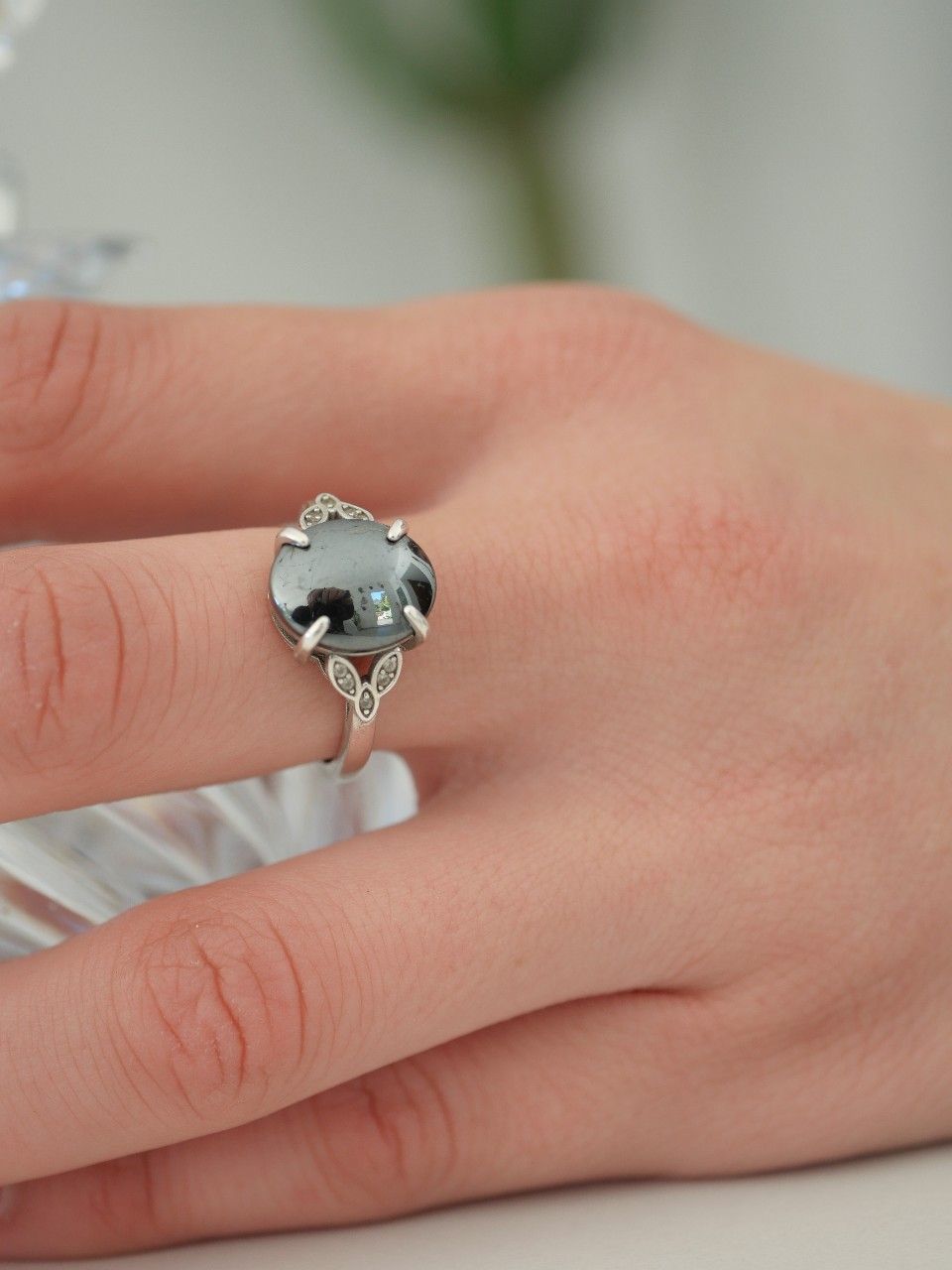 Bague ajustable en argent 925