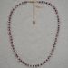 collier femme en pierres naturelles rose