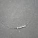 collier fin femme
