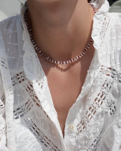 Collier femme en pierres naturelles