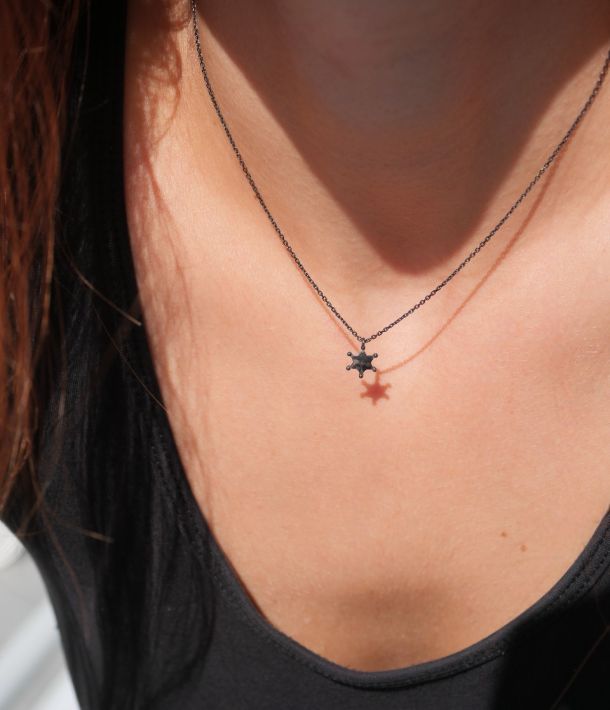 collier en argent massif tendance