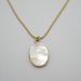 collier femme en gold filled et nacre