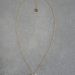 collier fin en gold filled et pierres naturelles