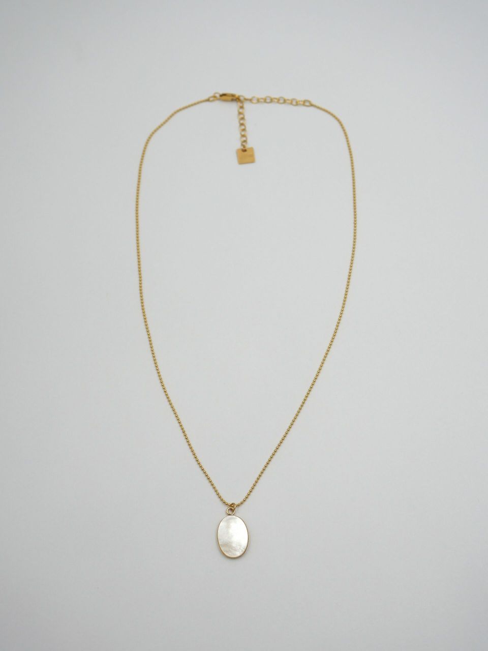 collier femme en gold filled et nacre