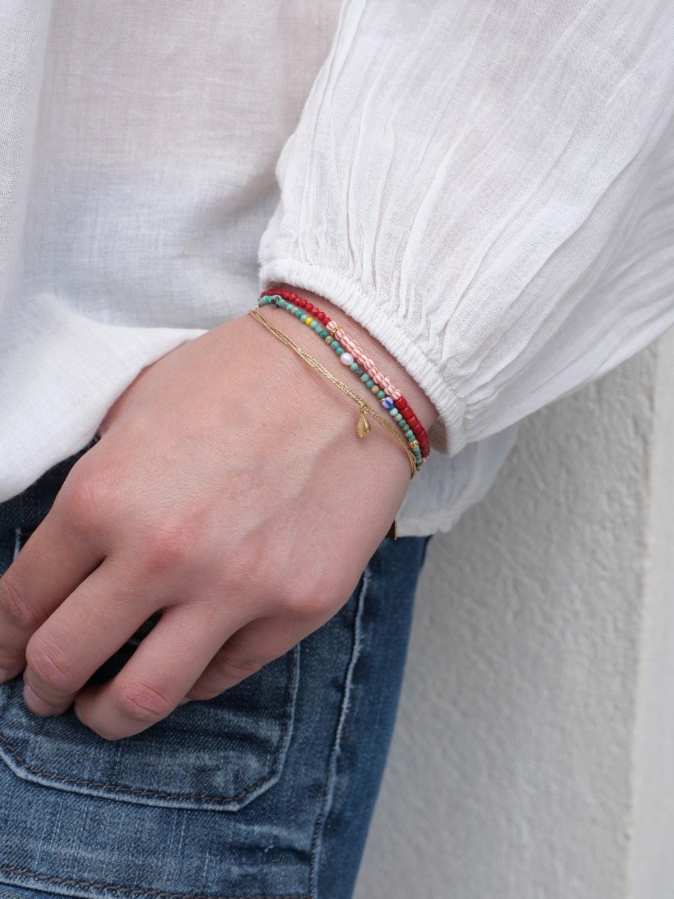 Bracelet jonc en Gold-filled,