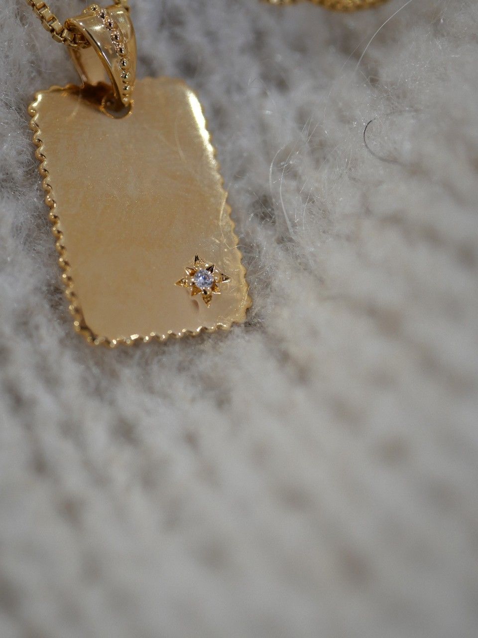 collier femme en gold filled