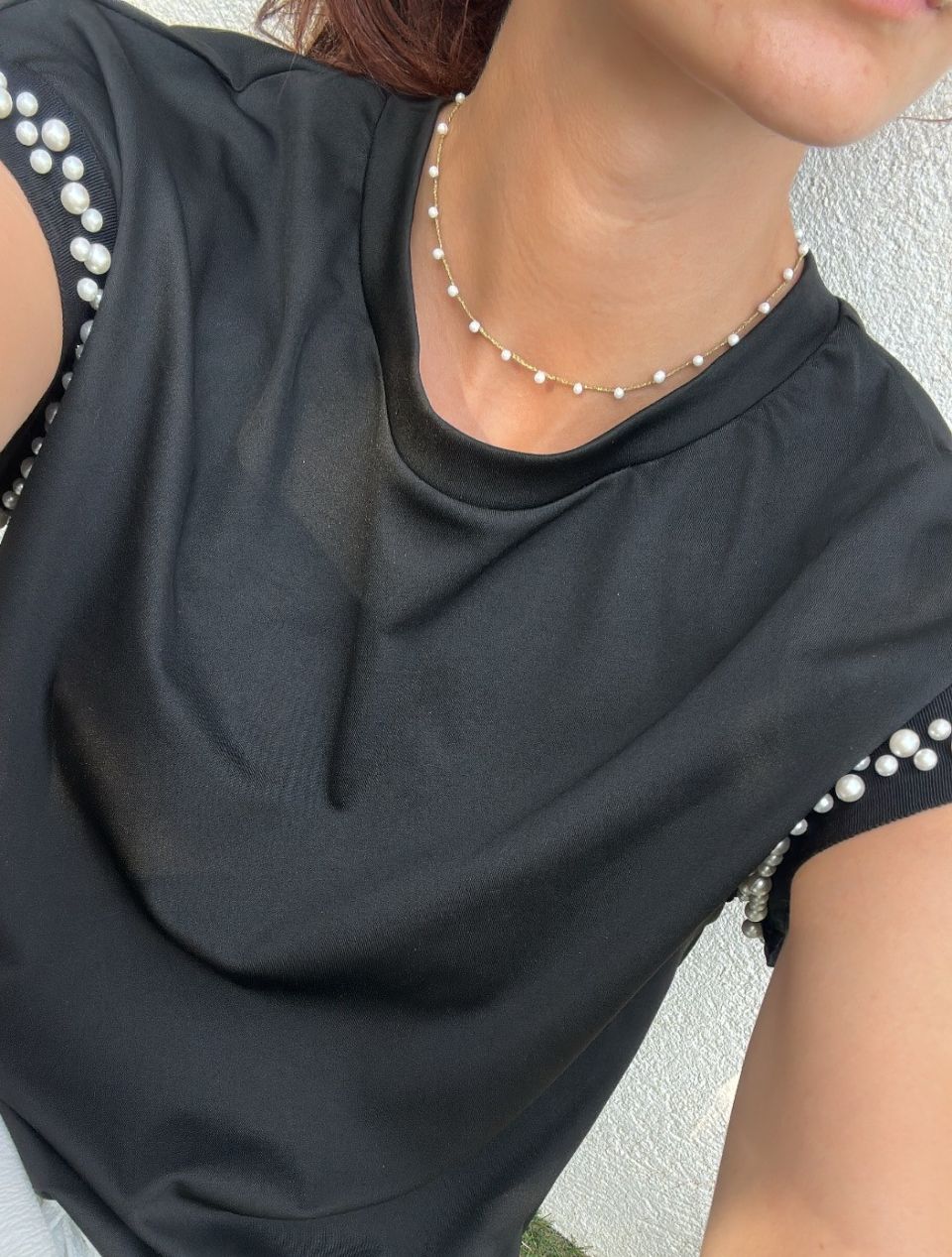 Collier ras de cou femme sur cordon