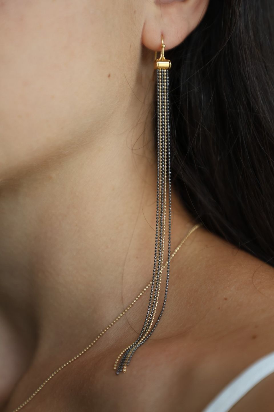 boucles d'oreilles longues