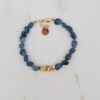 Bracelet en pierres naturelles bleu