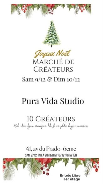 Marché des créateurs marseille Pura Vida Studio
