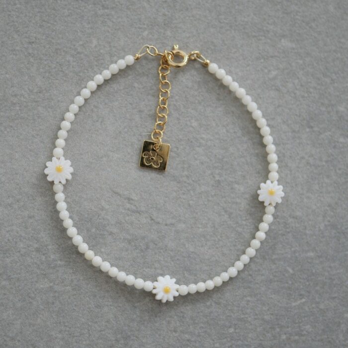 Bracelet fin blanc