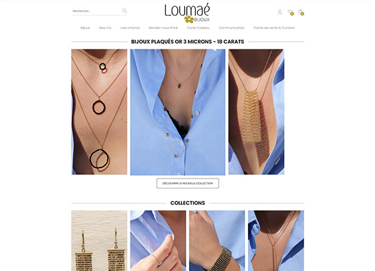 nouvelle collection loumaé bijoux