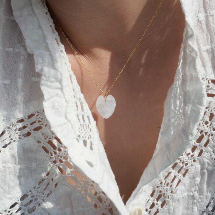 Collier en gold filled et pierres semi précieuses