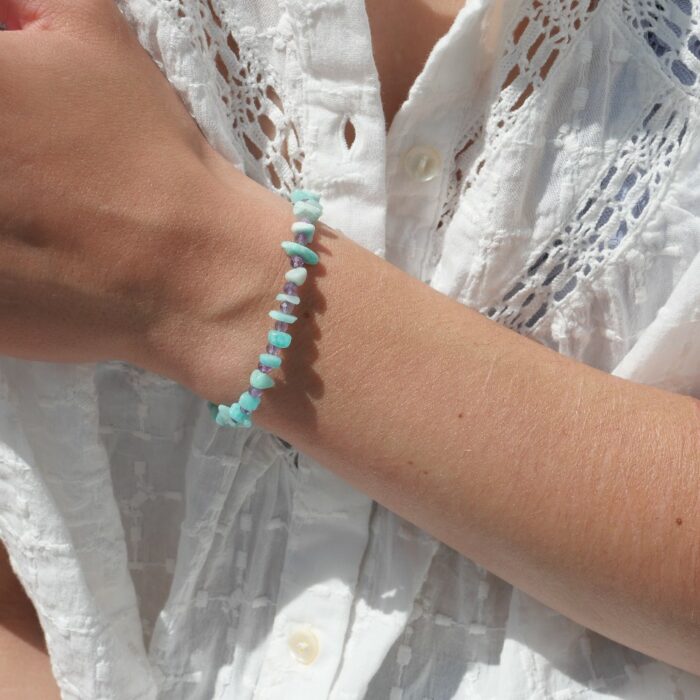 Bracelet femme en pierres naturelles