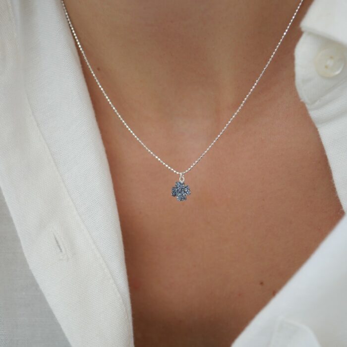 Collier en argent 925 porte bonheur