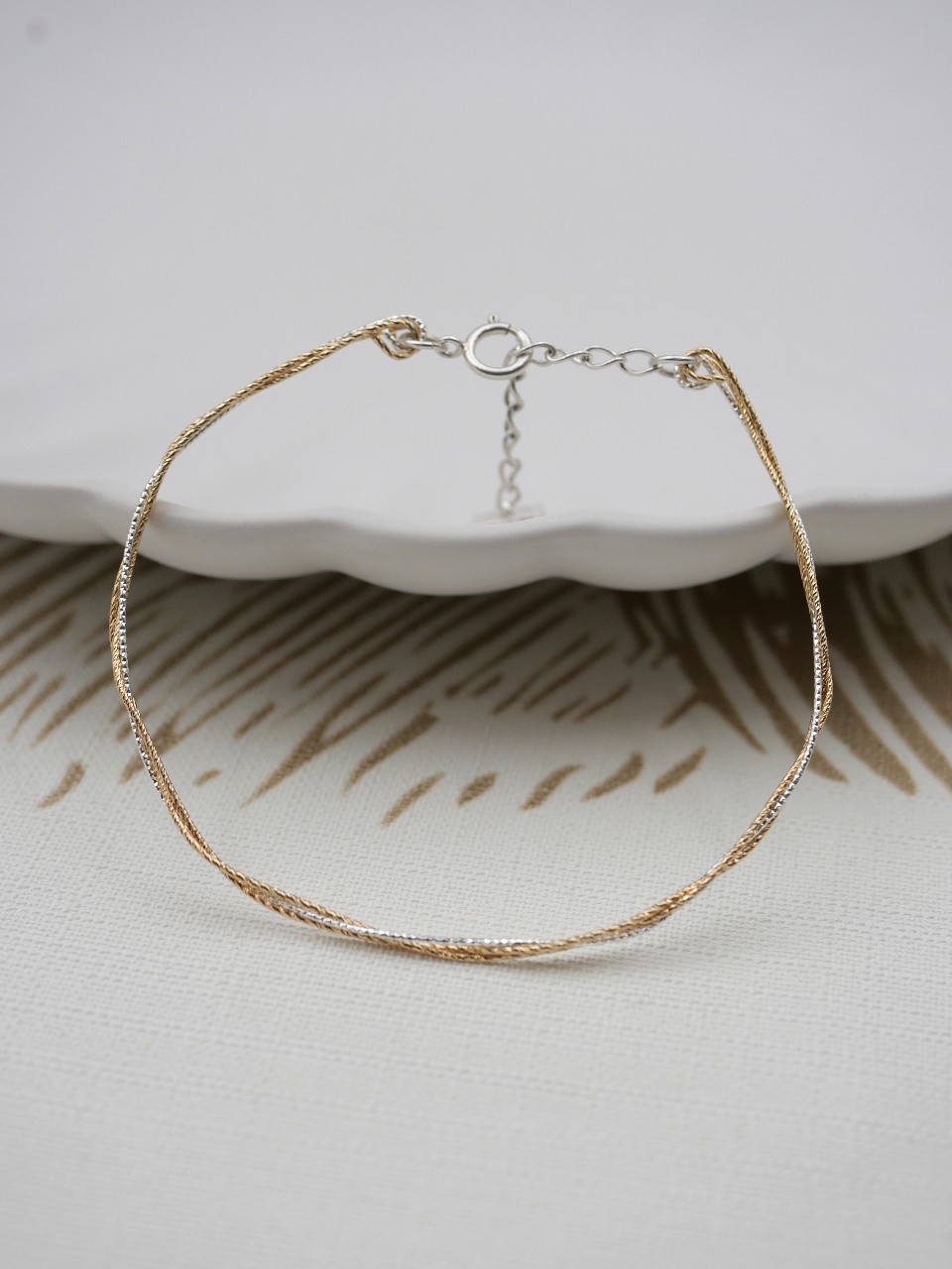 bracelet jonc femme duo gold