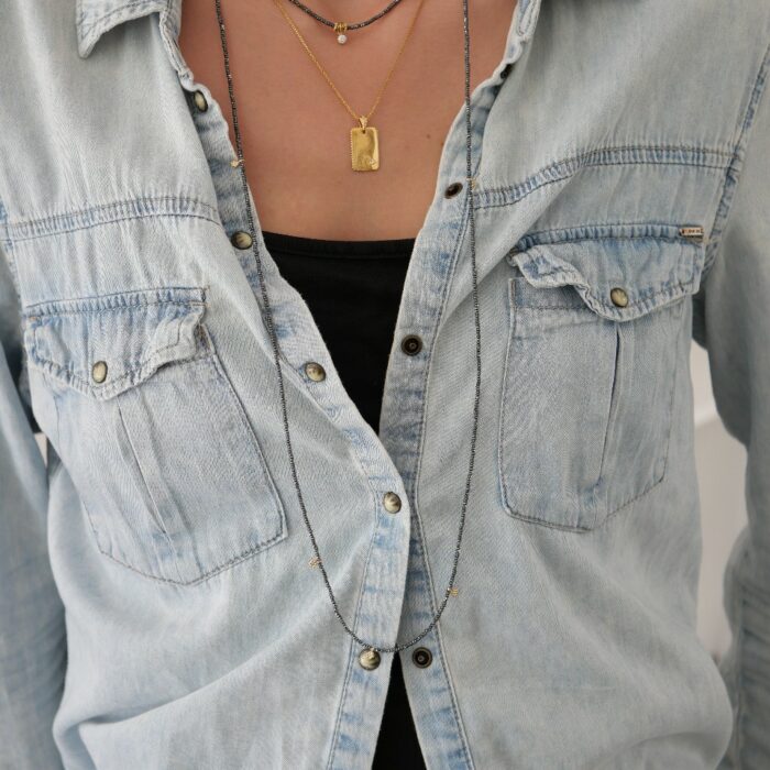 collier femme en gold filled